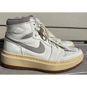 Nike Air Jordan 1 Elevate High Se Sail Grey Platform Sneakers DZ3744-100 Wmn 8.5